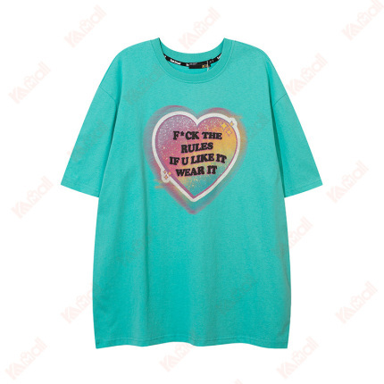 green top with short sleeves